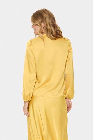 SAINT TROPEZ Bluse 'Lodisa' in Gelb