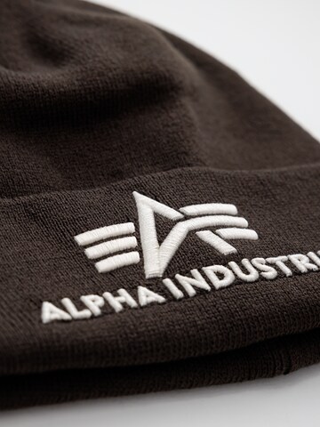 Bonnet ALPHA INDUSTRIES en marron