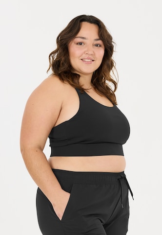 Q by Endurance Medium Support Sports bra 'Thalia V2' in Black: front