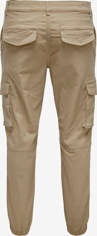 Only & Sons Tapered Hose 'Carter' in Beige
