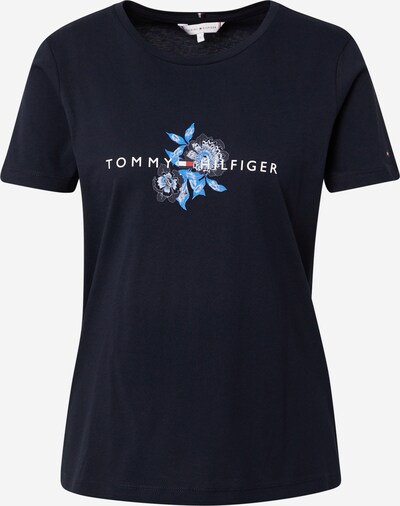 TOMMY HILFIGER Μπλουζάκι σε γαλάζιο / σκούρο μπλε / κόκκινο / λευκό, Άποψη προϊόντος