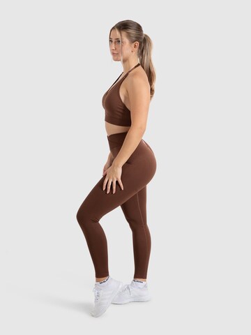 Smilodox Slim fit Leggings in Brown