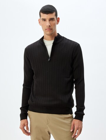 Koton Sweatshirt in Schwarz: Vorderseite