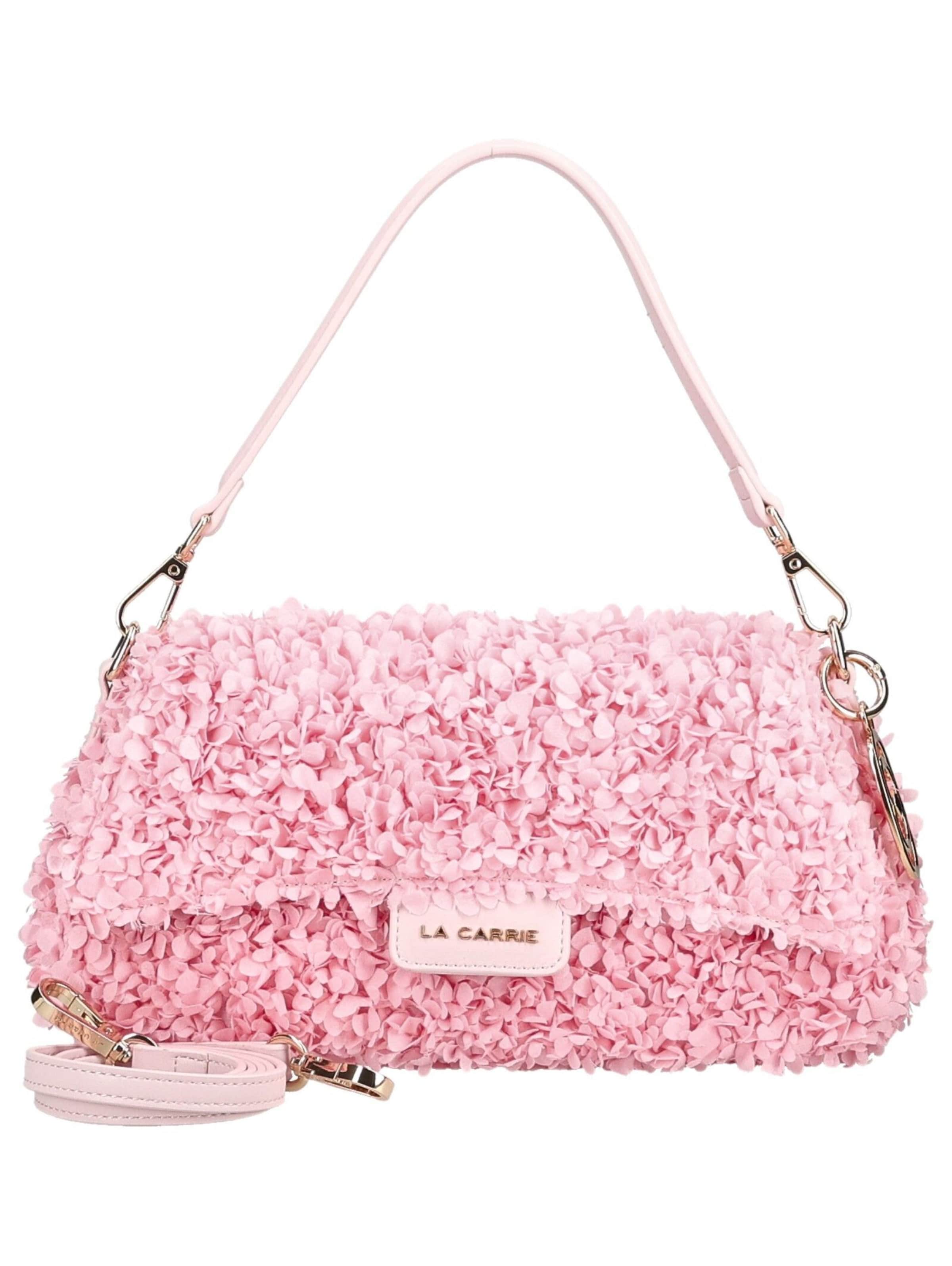 Sac à bandoulière La Carrie en rose : devant