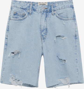 Jean Pull&Bear en bleu : devant