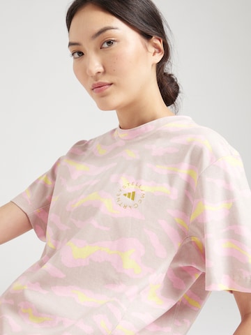 rožinė ADIDAS BY STELLA MCCARTNEY Sportiniai marškinėliai 'Truecasuals Printed'