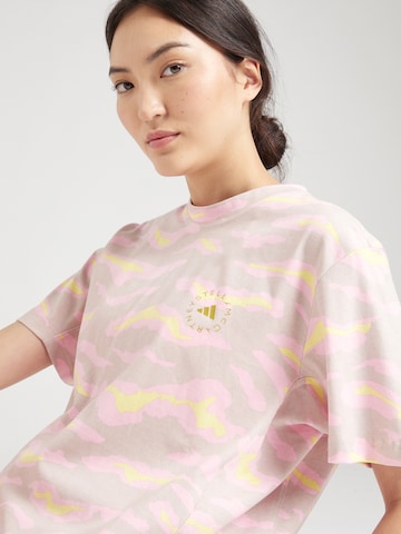 ADIDAS BY STELLA MCCARTNEY Функционална тениска 'Truecasuals Printed' в розово