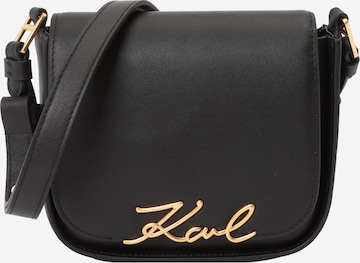 Karl Lagerfeld Umhängetasche in Schwarz: Vorderseite