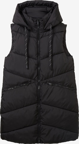 TOM TAILOR Bodywarmer in Zwart: voorkant