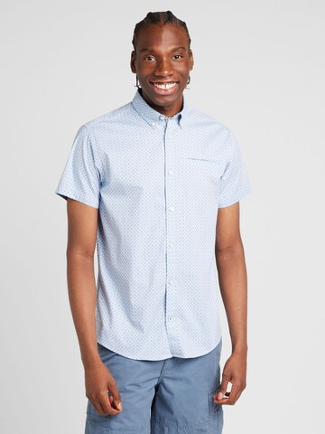 JACK & JONES Regular fit Button Up Shirt 'JACK' in Blue: front