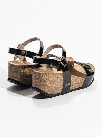Bayton Remienkové sandále 'AVON' - Čierna