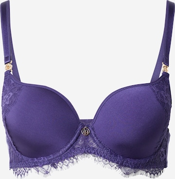 LingaDore T-shirt Bra in Blue: front