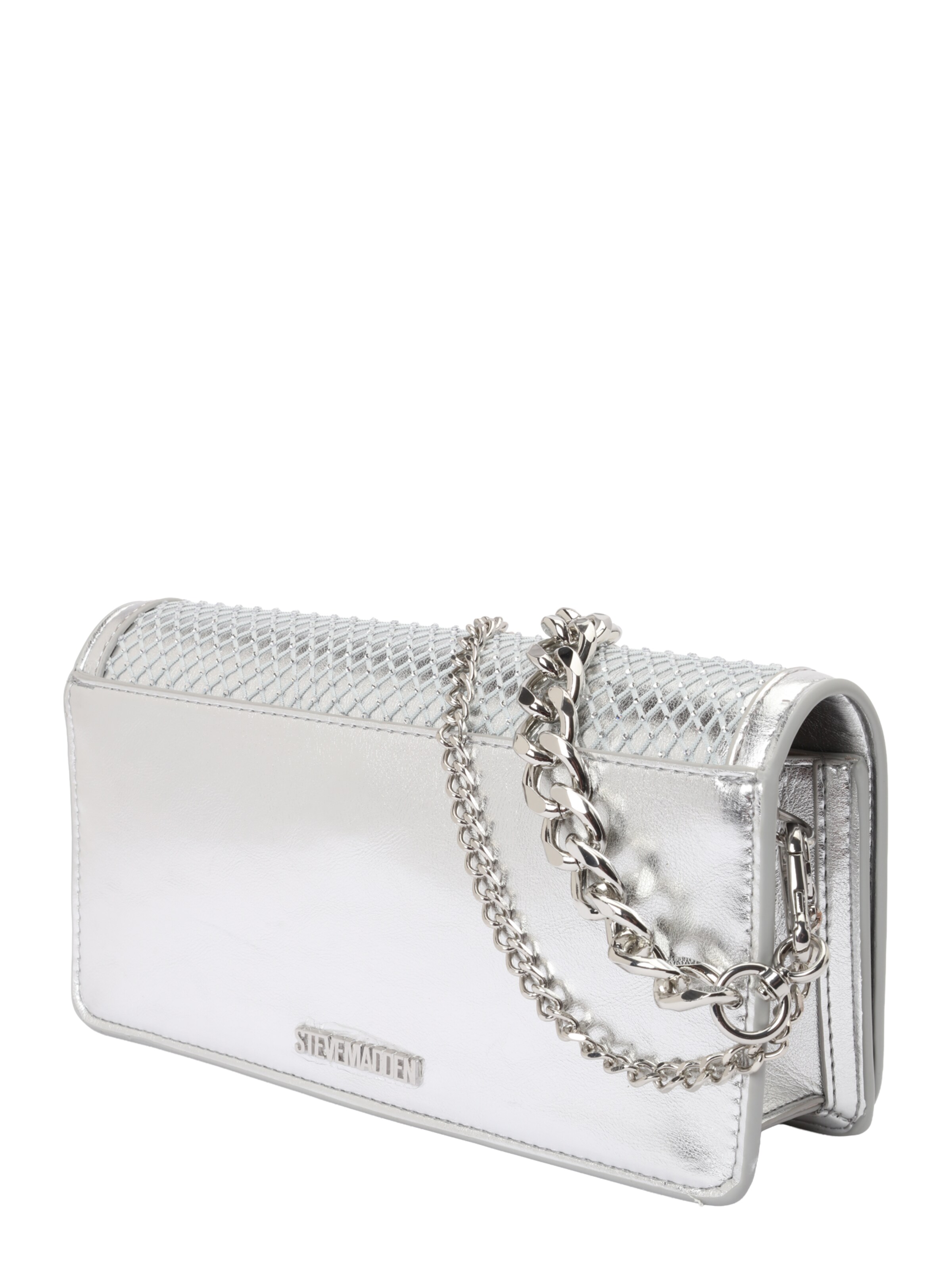 STEVE MADDEN Válltáska 'Btaya' - ezüst: oldalt