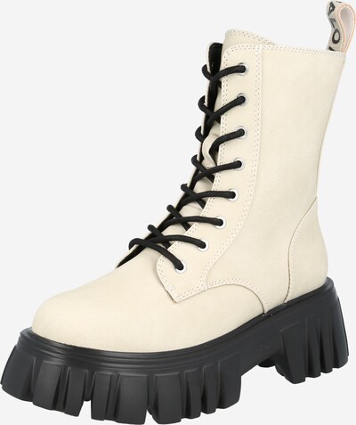 BUFFALO Lace-Up Ankle Boots 'Selen' in Cream, Item view