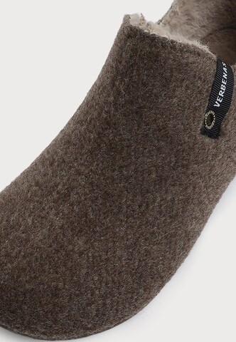 Pantoufle 'YOI PICOS' VERBENAS en marron