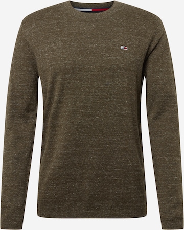 Tommy Jeans Sweater in Green: front