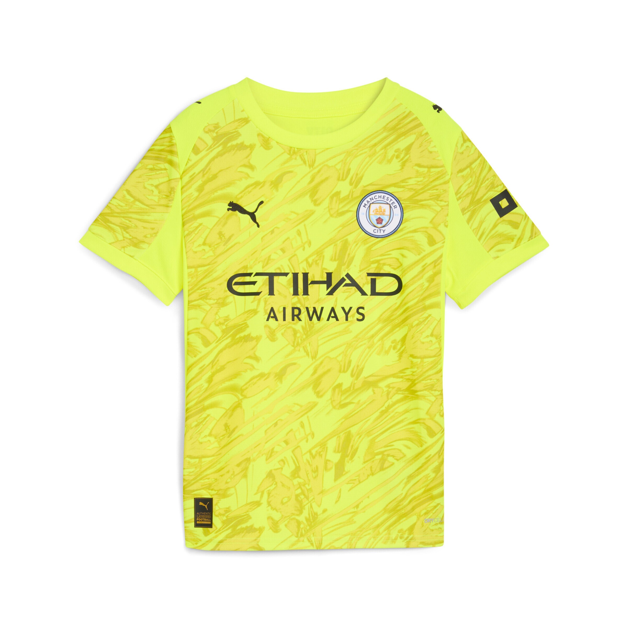 PUMA Performance shirt 'Manchester City 25/26' in Yellow: front