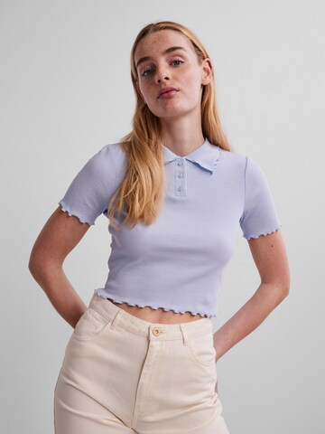 PIECES Shirt 'Taya' in Blauw: voorkant