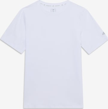 Maglia funzionale di 4F Junior in bianco: frontale