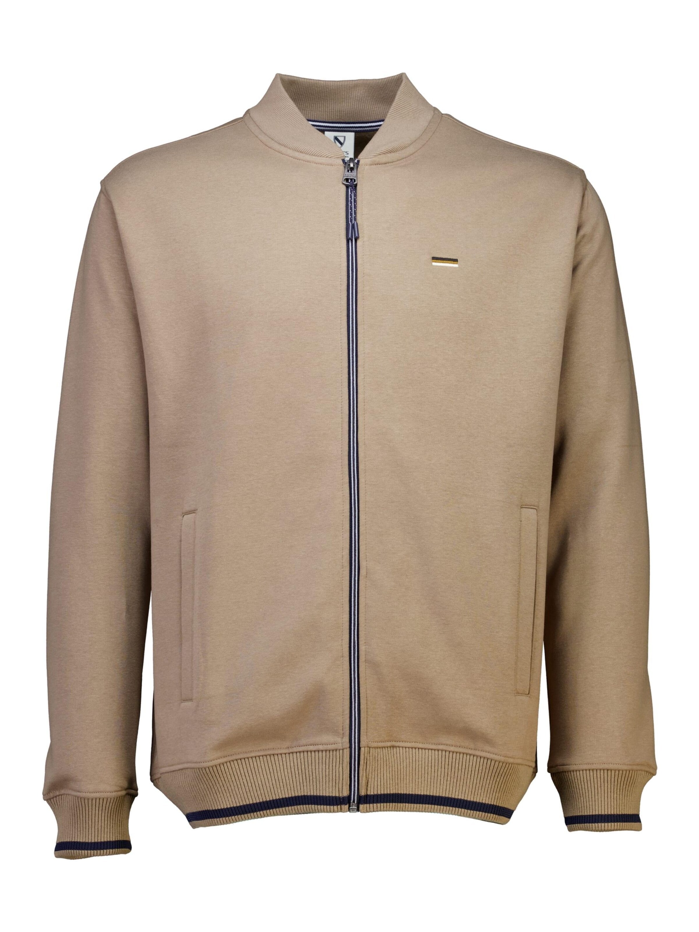 Vestes en maille Jack's en beige : devant