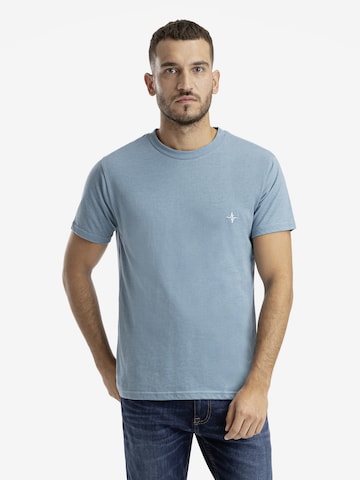 SPITZBUB Shirt 'Norbert' in Blauw: voorkant