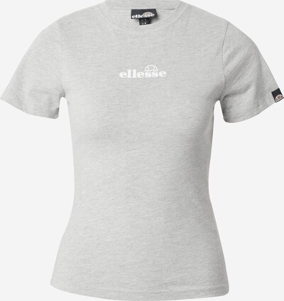 ELLESSE T-Shirt 'Beckana' in graumeliert / weiß, Produktansicht