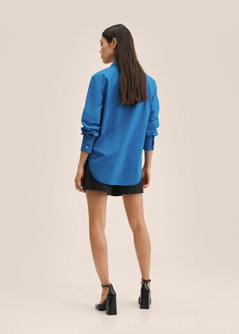 MANGO Blouse 'Limpia' in Blue