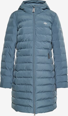 Schmuddelwedda Between-Season Jacket in Blue: front