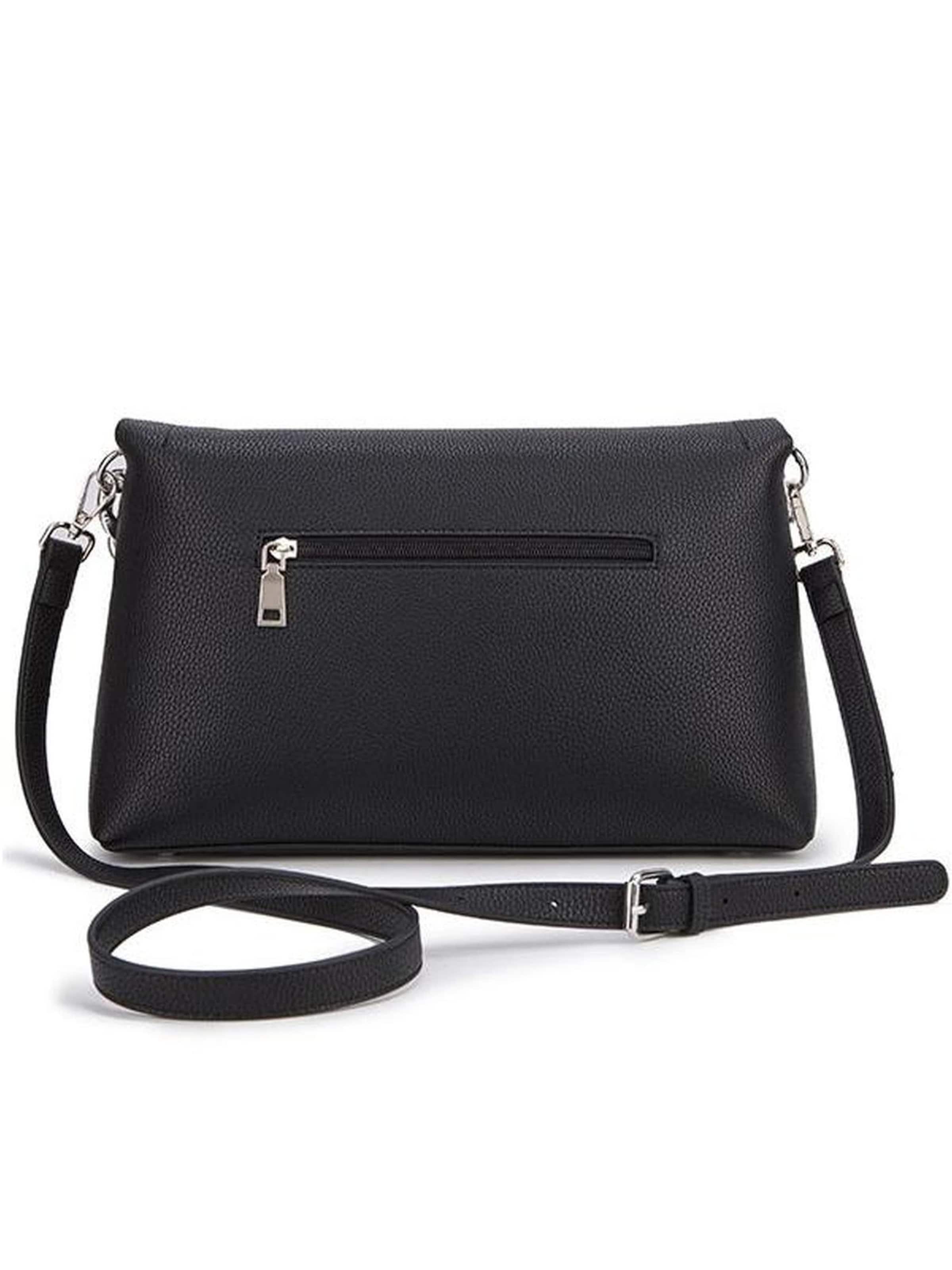 Princely London Schultertasche 'Peggy'‌‌‌‌‌‌‌‌‌ in Schwarz