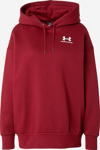 UNDER ARMOUR Спортивный свитшот 'Essential' в Красный: спереди