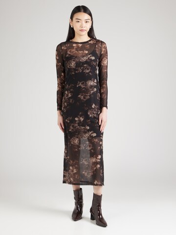 Abito 'LS MESH MIDI' di GAP in nero: frontale
