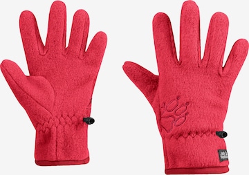 JACK WOLFSKIN Gloves 'BAKSMALLA ' in Red: front