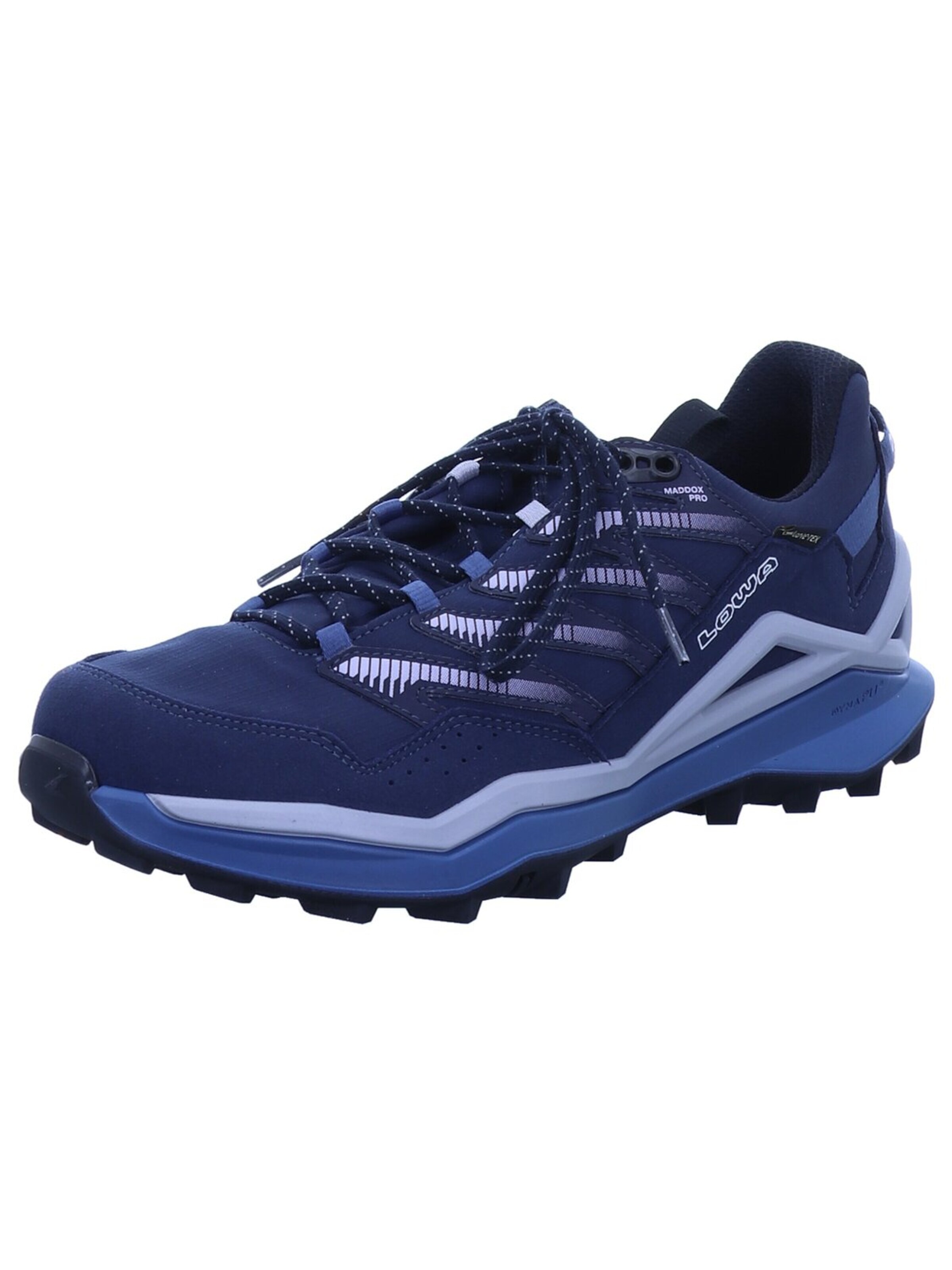 LOWA Lace-up shoe 'Schnürschuh Herren 311630 6966 Textil in blau' in Blue: front