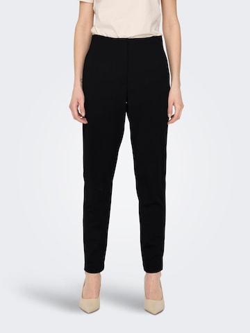 ONLY Slim fit Trousers 'JADA-MERLE' in Black: front