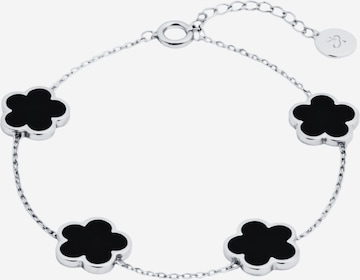 Pure Schmuck Armband 'Clover' in Zilver: voorkant