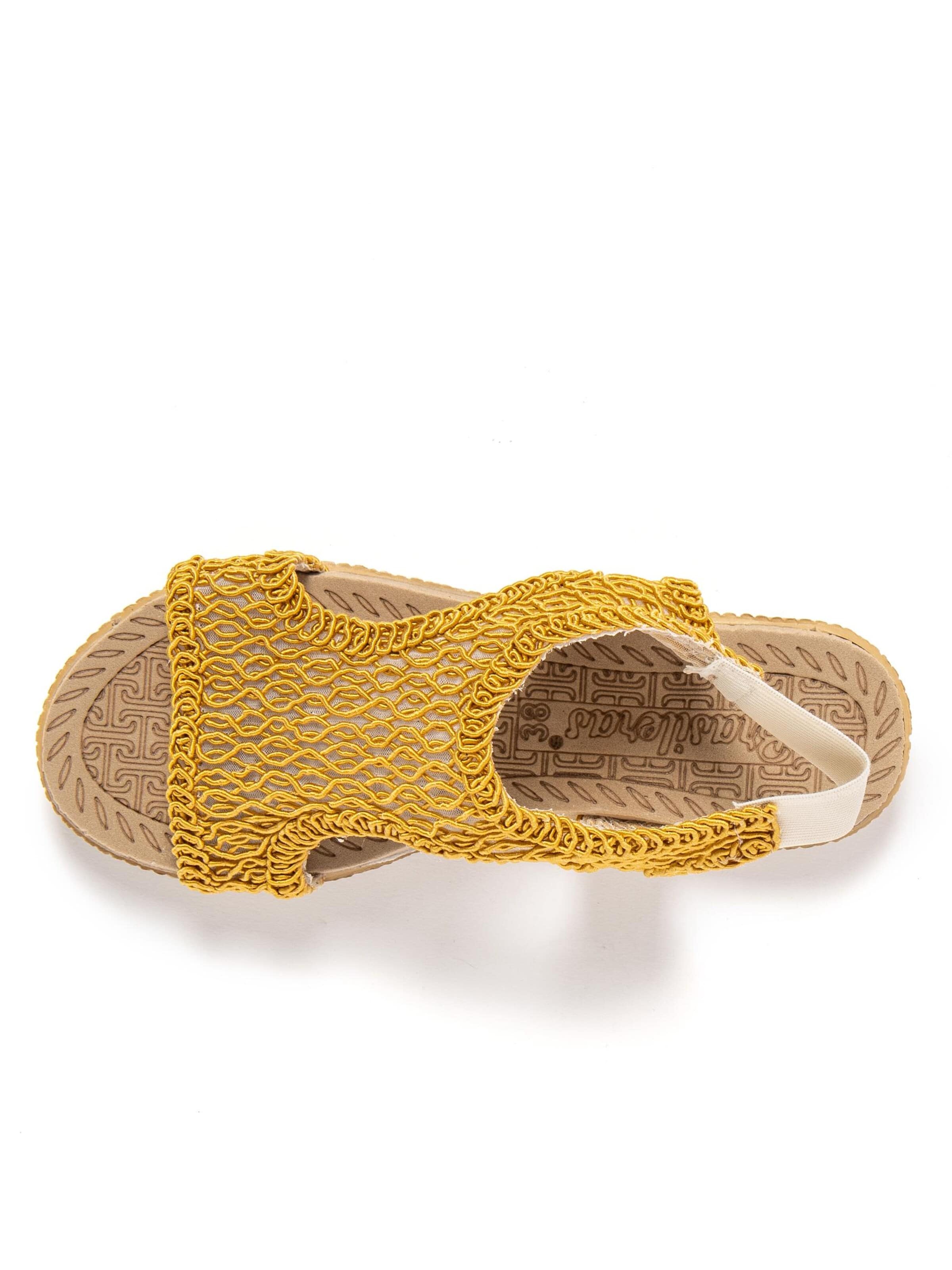 Brasileras Sandals 'Lua' in Yellow