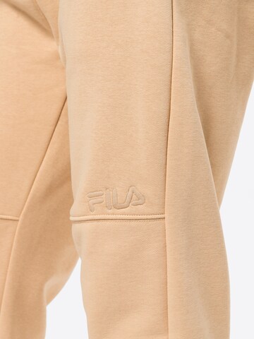 Effilé Pantalon de sport 'TARA' FILA en beige