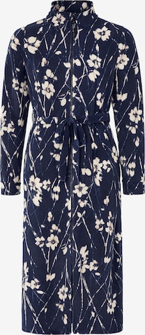 Peignoir long 'Classic' Goldenbay en bleu : devant