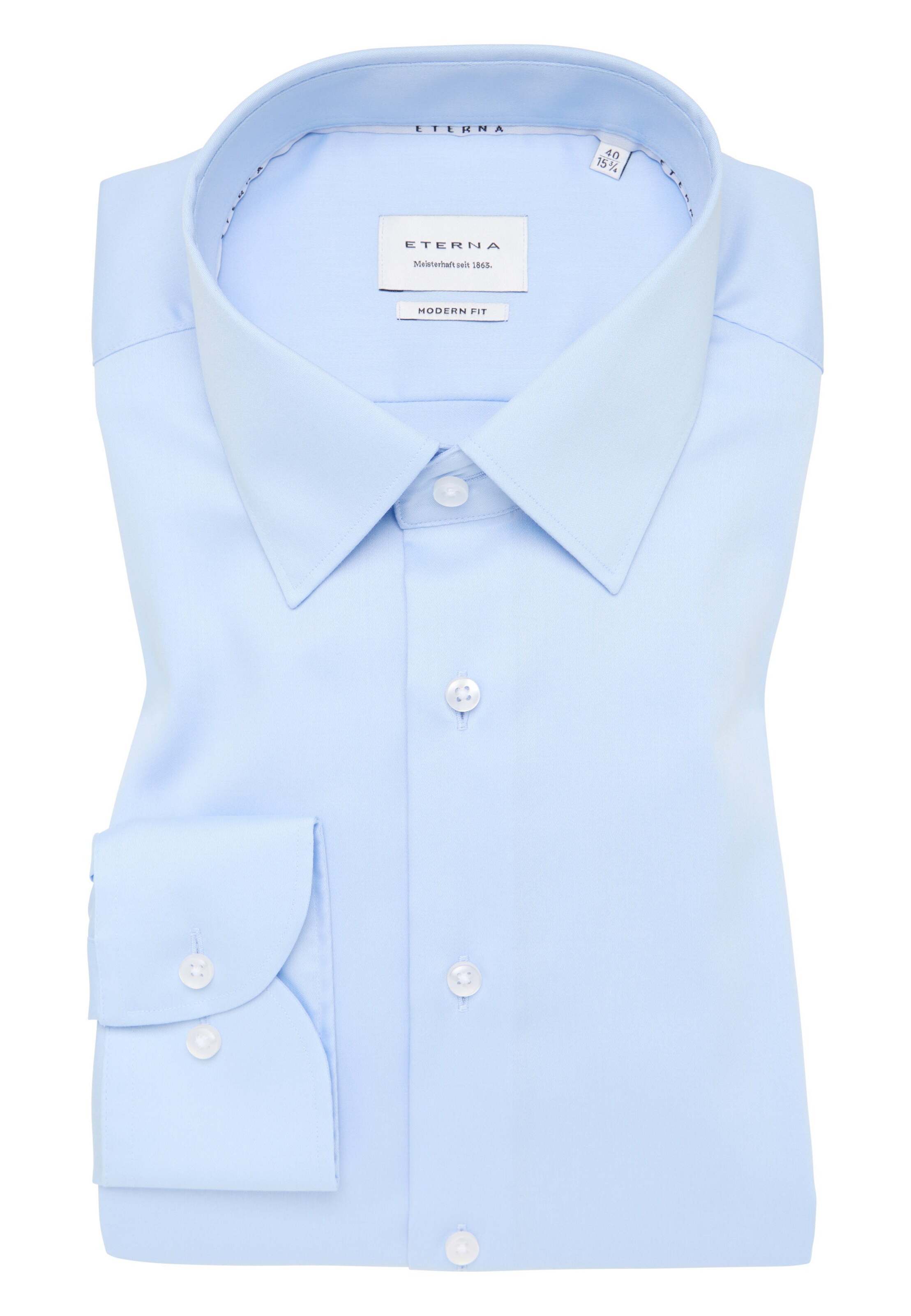 ETERNA Regular fit Zakelijk overhemd in Blauw