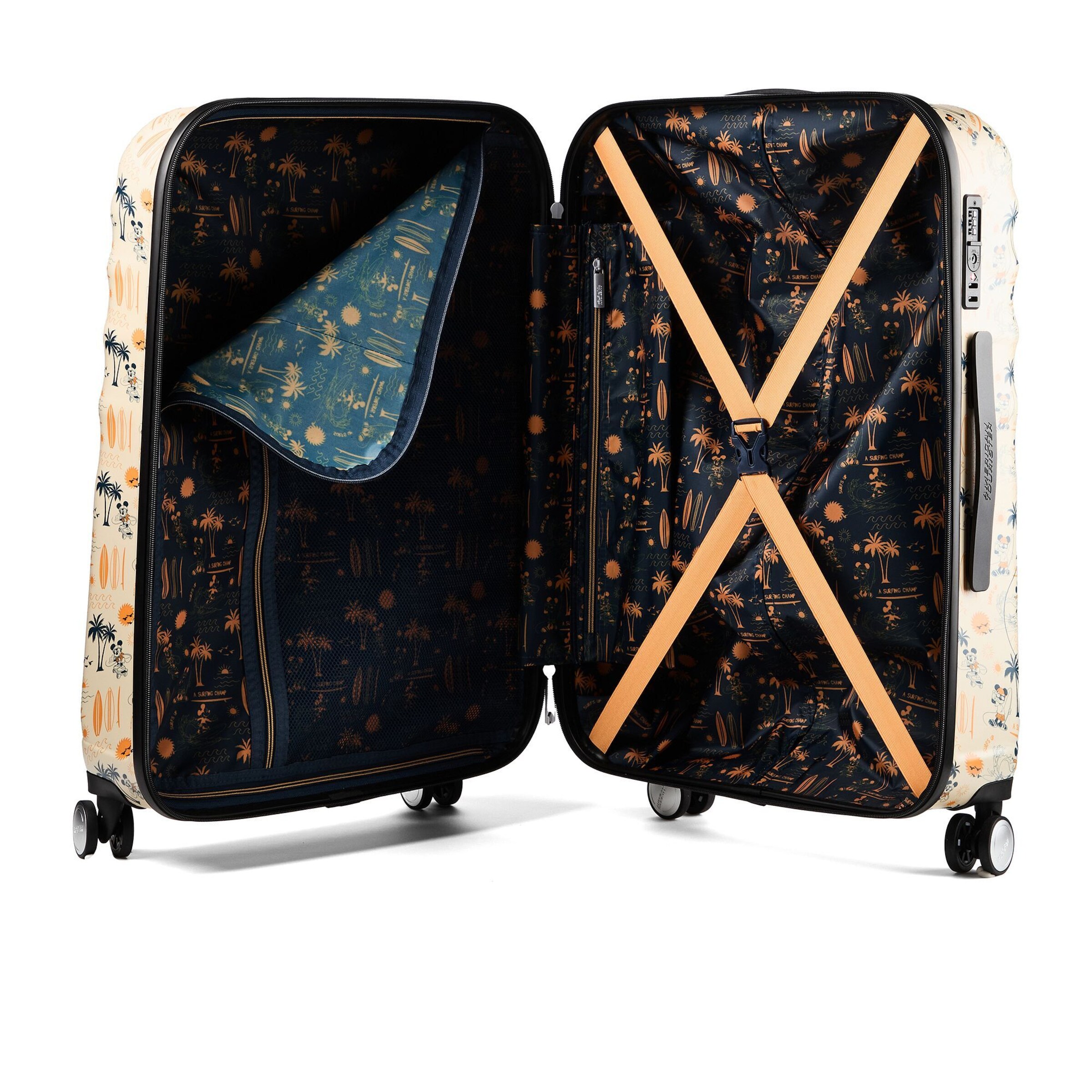 American Tourister Trolley in Beige