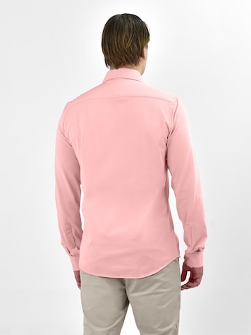 Vercate Slim Fit Businesshemd 'No. 19'‌‌‌‌‌ in Pink