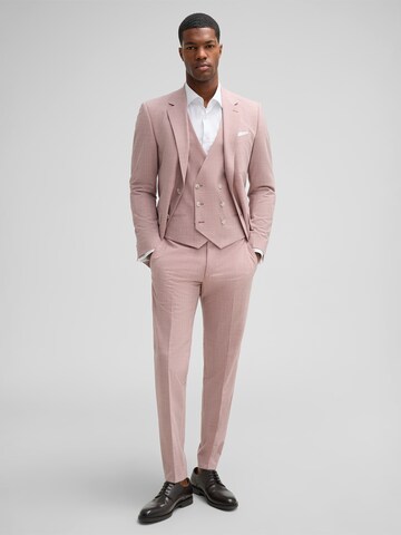 STRELLSON Slim fit Button Up Shirt 'Santos' in White