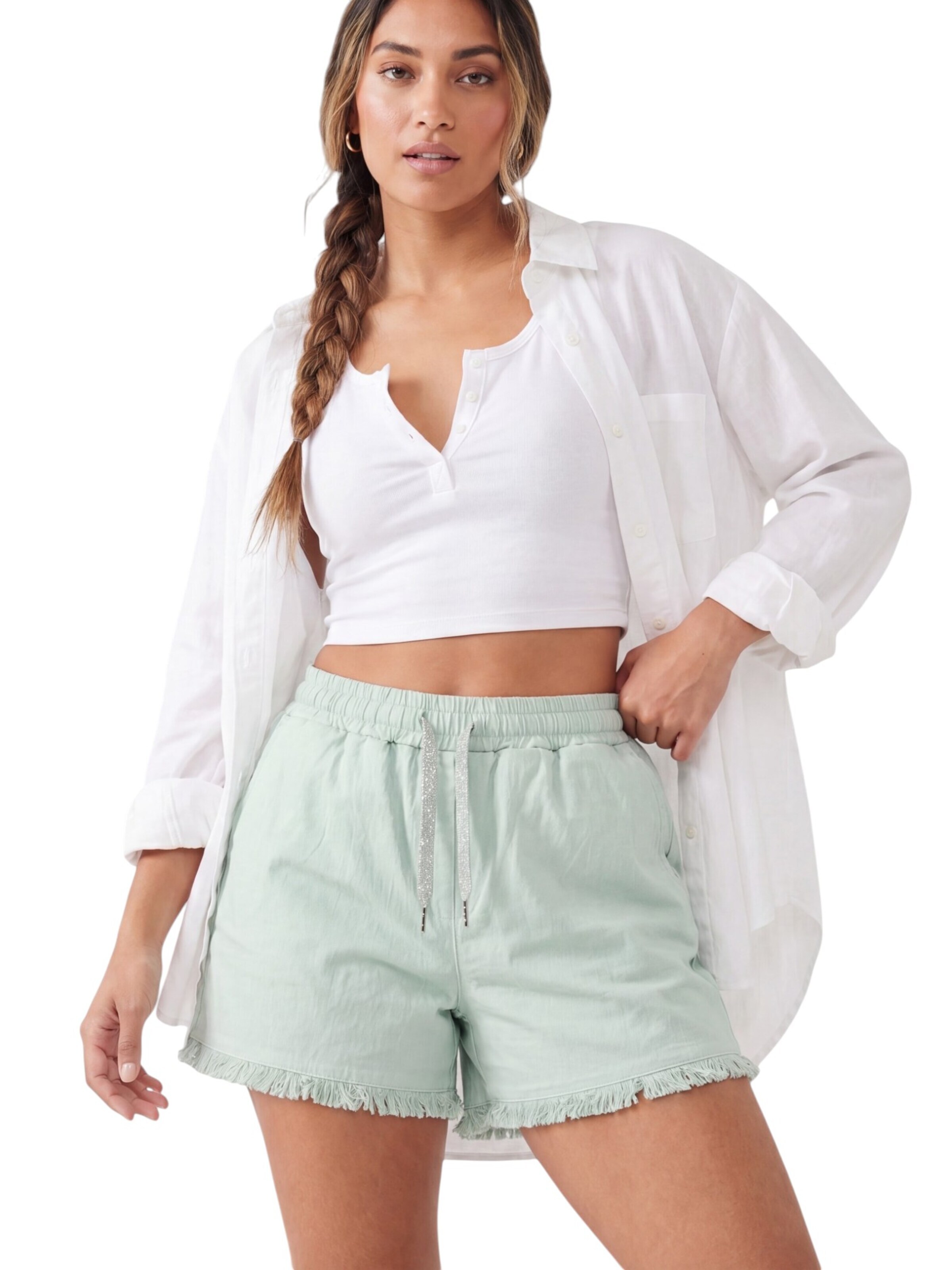 OriginalYou Regular Hose 'Shorts'‌ in Blau