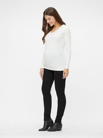 MAMALICIOUS Skinny Jeans 'Lola' in Zwart