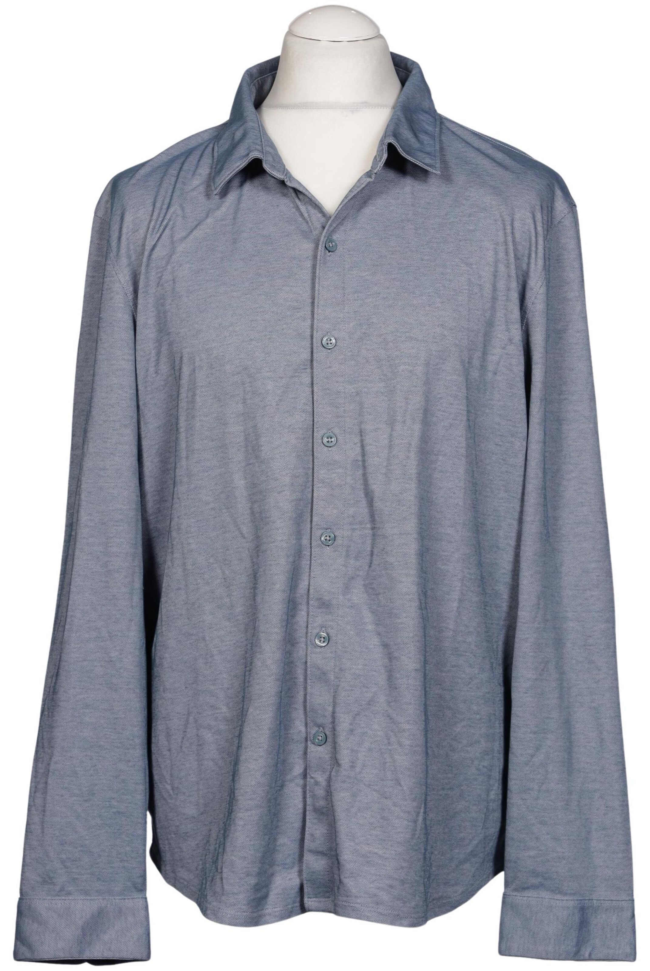 SKECHERS Button Up Shirt in XL in Blue: front