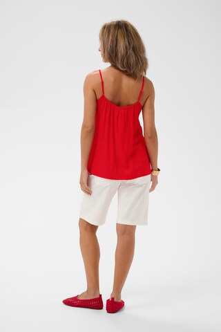 Cream Blouse 'CRAnna' in Red