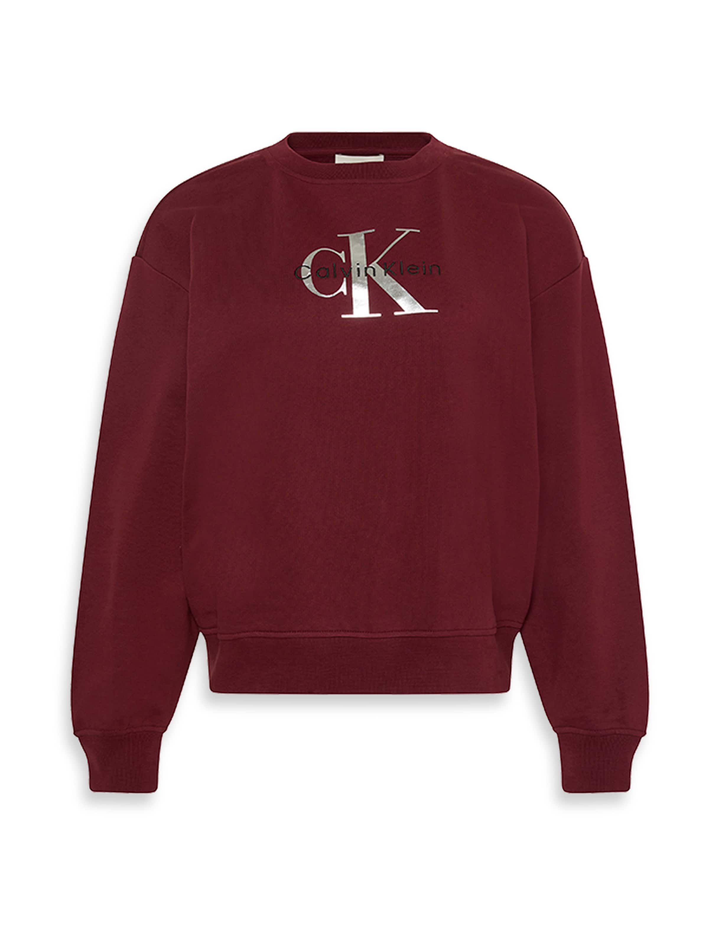 Calvin Klein Jeans Sweatshirt in Red: front