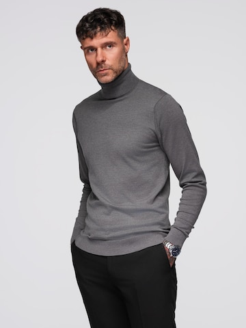 Pull-over 'OM-SWTN-0101' Ombre en gris