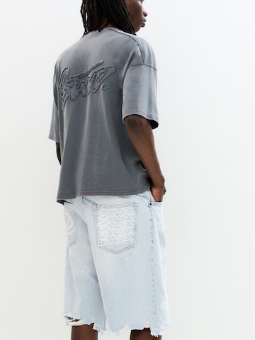 Pull&Bear Baggy Shorts in Blau