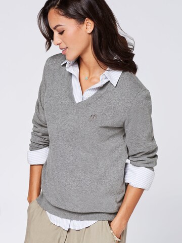 Polo Sylt Pullover in Grau